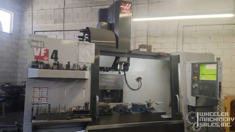 2013 Haas VF-4 Vertical Machining Center 50" x 20" x 25" #8340
