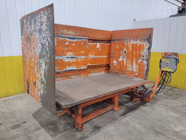 CHERRY INDUSTRIAL HYDRAULIC PALLET INVERTER / FLIPPER: STOCK #23522
