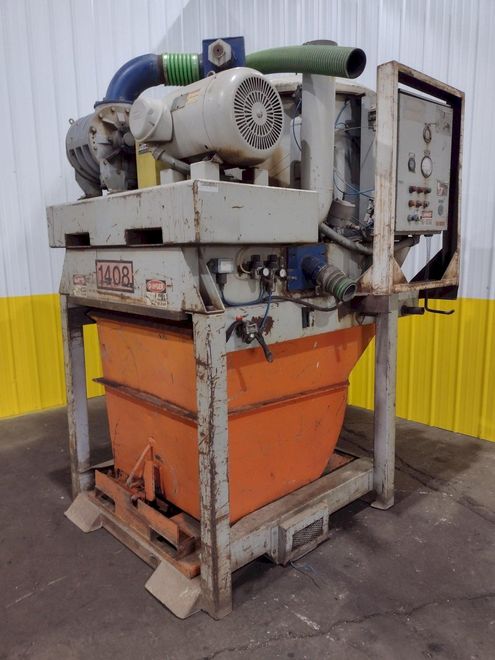 40 HP DEMARCO MAX VAC MODEL #XR40E8 INDUSTRIAL VACUUM & HOPPER: STOCK #19483