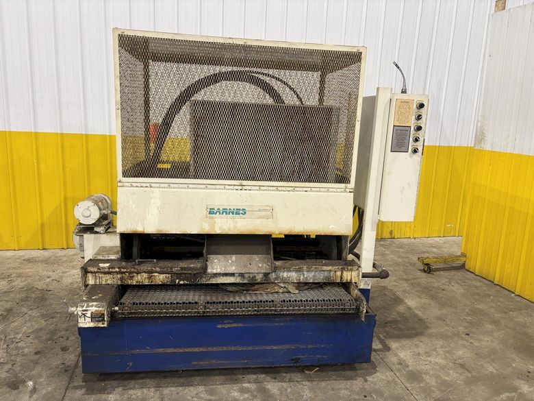 40 GPM BARNES MODEL RMP-25 COMBINATION MAGNETIC SEPERATOR & FABRIC COOLANT FILTERING SYSTEM: STO