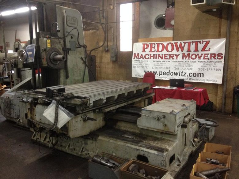 5' LUCAS HORIZONTAL BORING MILL: STOCK #65650