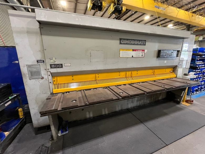 Cincinnati 500HS 1/2″ x 12′ Hydraulic Plate Shear