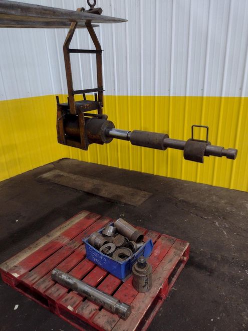 3" DROTT MOBILE HYDRAULIC BUSHING / TRACK PINS PRESS WITH TOOLING: STOCK #19036