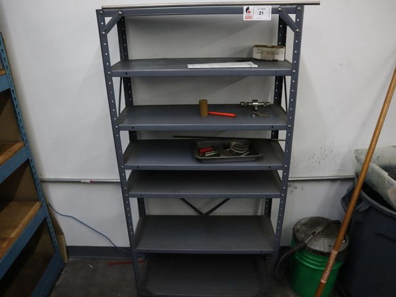 Metal Shelving - 7 Shelves- Auction Item