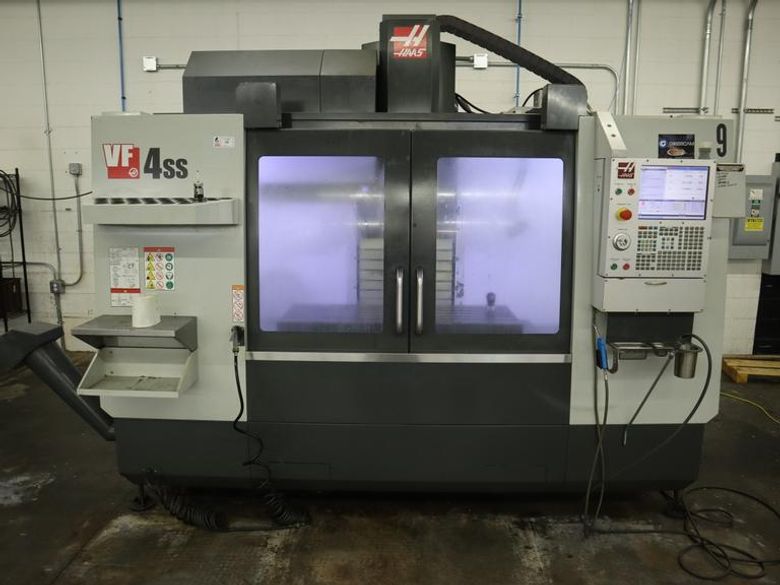 Haas VF-4SS CNC Vertical Machining Center, 50"x20"x25", 15K RPM, 30ATC, Probing - New 2020- Auction Item