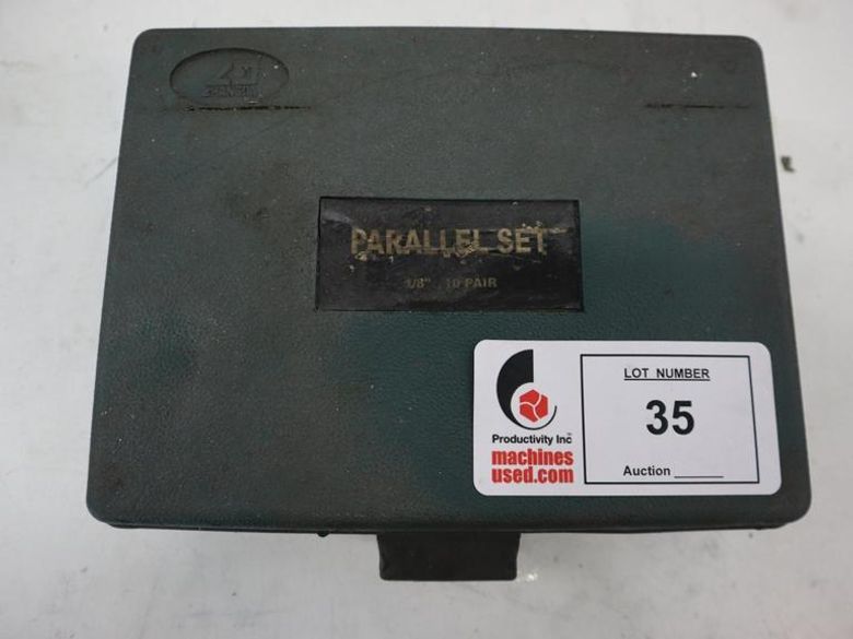 HANGDA Vise Parallel Set, 1/8"x6" (10) Pair-1/2" - 1-5/8"- Auction Item