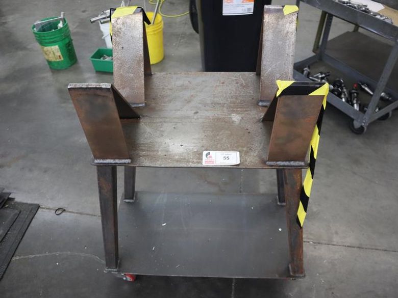 Metal Cart with Casters- Auction Item