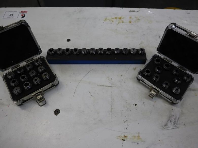 ER20 Flex Collets with Cases and Dividers- Auction Item