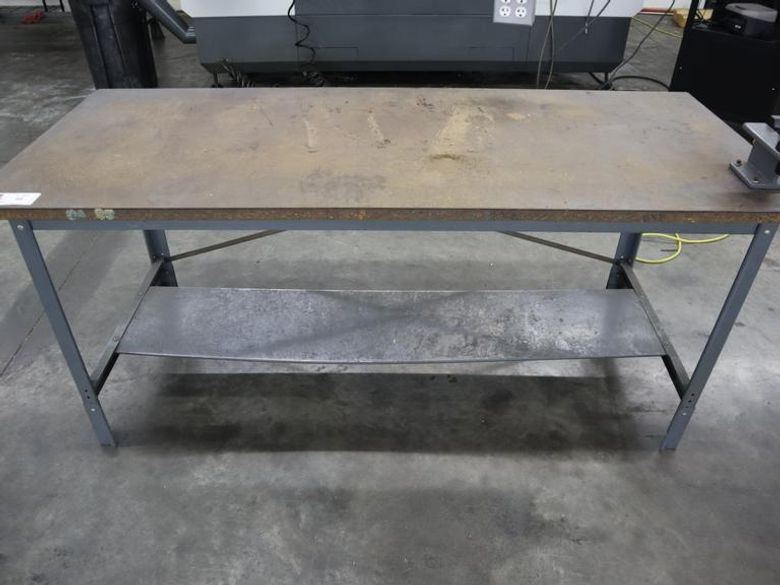 Work Bench with 40 Taper Tool Vise- Auction Item