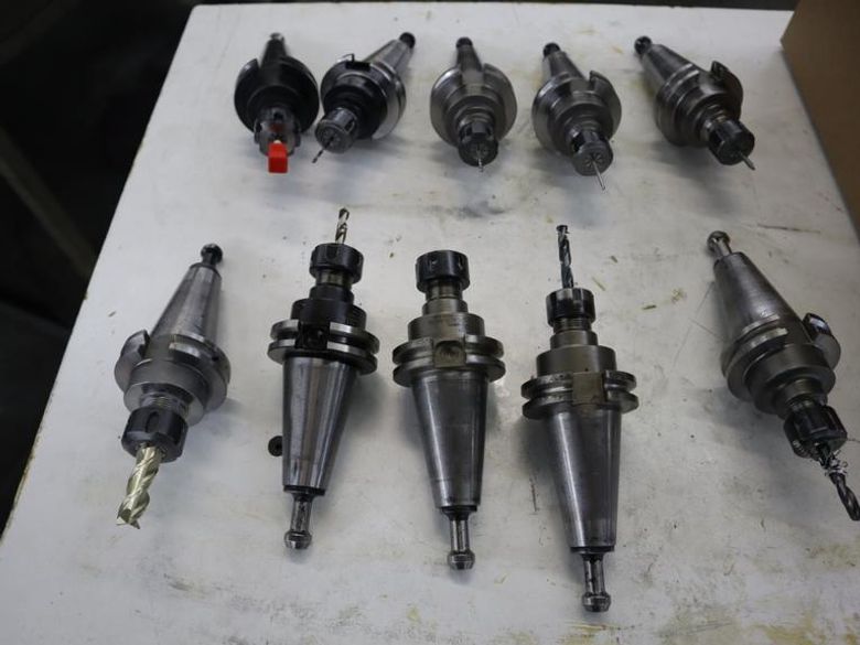 CAT40 Tool Holders ER16 & 20 Collet Type (10pcs)- Auction Item
