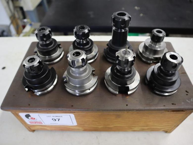 CAT40 Tool Holders (8pcs), ER16 & 20 Collet Type- Auction Item
