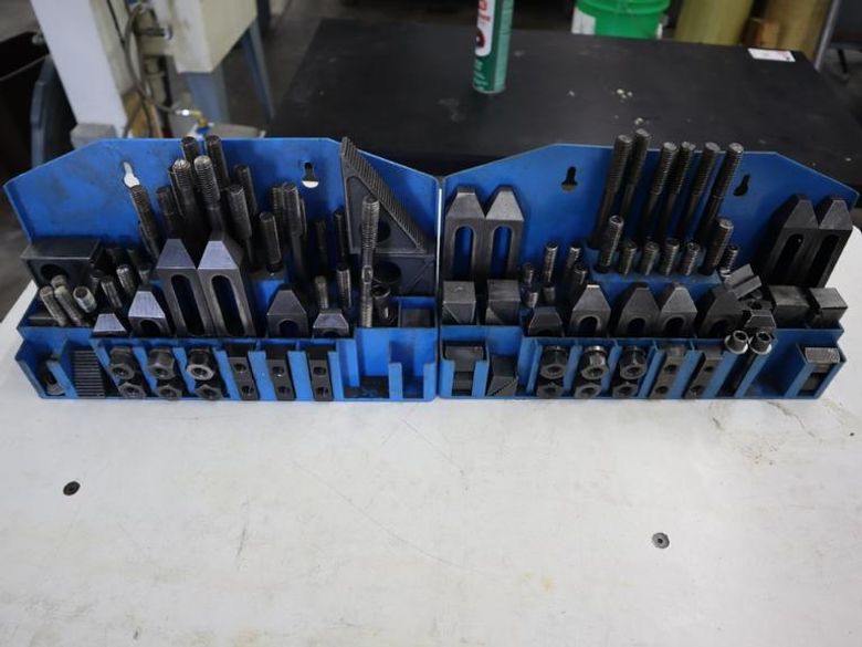 Clamp Down Hardware Sets, (2) Partial Sets with Racks 1/2" Hardware- Auction Item
