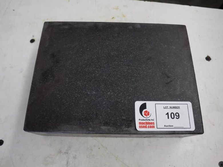 Black Granite Surface Plate 12" x 9" x 3"- Auction Item