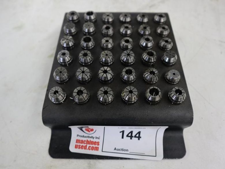 ER16 Collets (36pcs) in Divider Rack- Auction Item