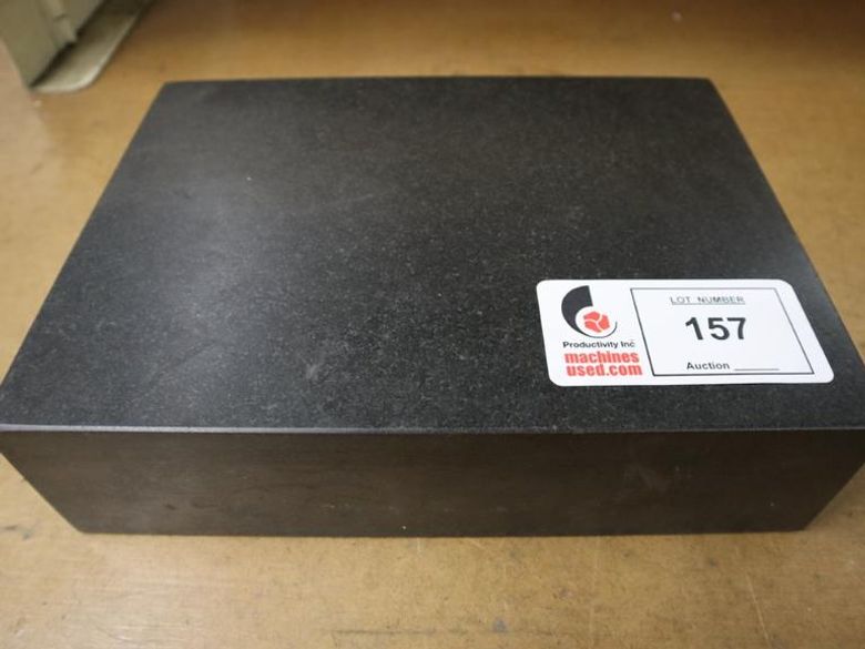 Black Granite Surface Plate 12" x 9" x 3"- Auction Item