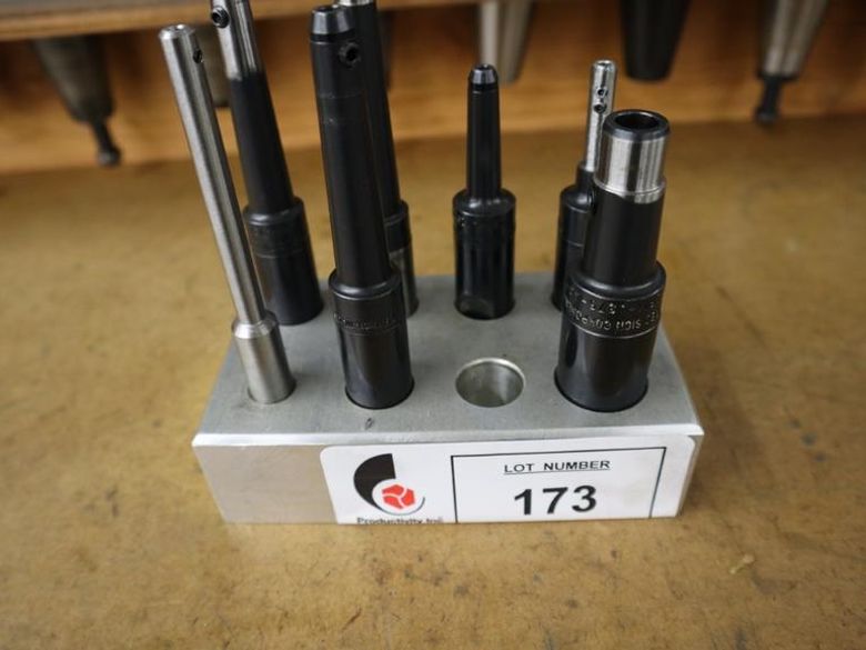 Small Extension Shank Holders in Rack- Auction Item