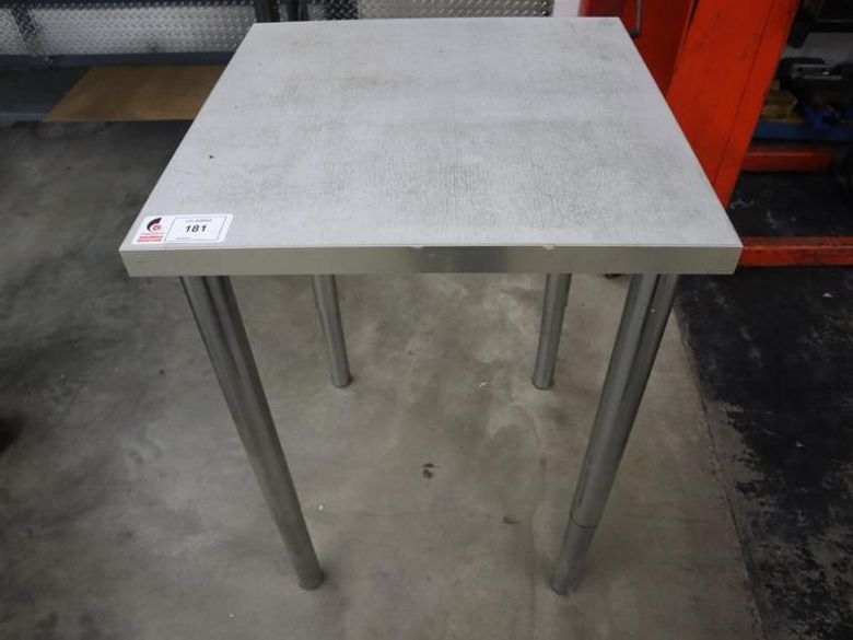 Square Work Table with Laminate Top- Auction Item