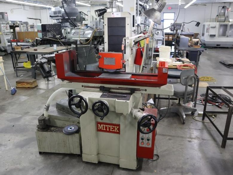 Mitek MT-616B Surface Grinder, 6"x12" Chuck, Hand Feeds, Coolant System- Auction Item