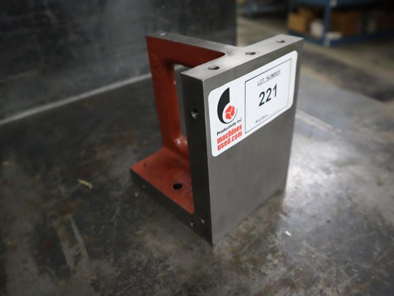 Cast Iron Angle Plate 4.5" x 6" x 5"- Auction Item
