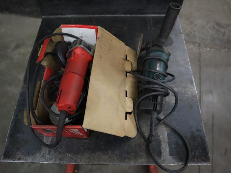 Milwaukee and Makita 4.5" Corded Angle Grinders- Auction Item