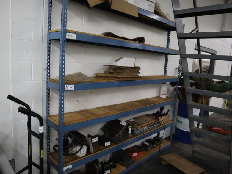 Metal Adjustable 6 Shelf Tear Drop Style Rack Unit ***Contents Not Included***- Auction Item