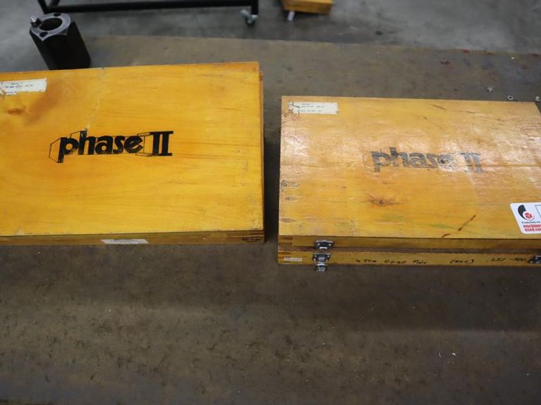 Meyer & Phase II Pin Gage Sets .061" - .250"+, .251"  - .500"+, ***Sets Not Complete**- Auction Item