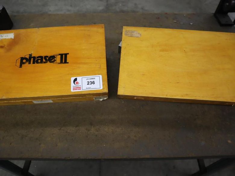 Phase II Pin Gage Sets .501" - .625"+, .626"  - .750"+, ***Sets Not Complete**- Auction Item