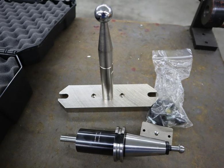 Haas 93-1000319 CAT40 Rotary Axis Calibration Tool in Protective Case- Auction Item