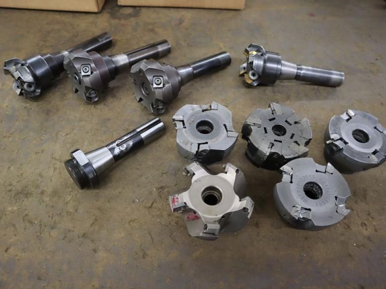 R8 Shell Mill Tool Holders and Assorted Shell Mills- Auction Item