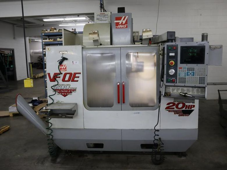 Haas VF-0E CNC Vertical Machining Center, 30"x16"x20", CT40, 24 ATC, Probing, TS Coolant- Auction Item