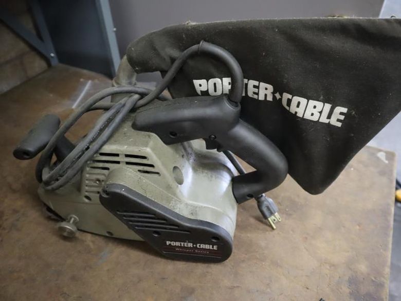 Porter Cable Model 362, 4 x 24" Belt Sander with Dust Pickup- Auction Item