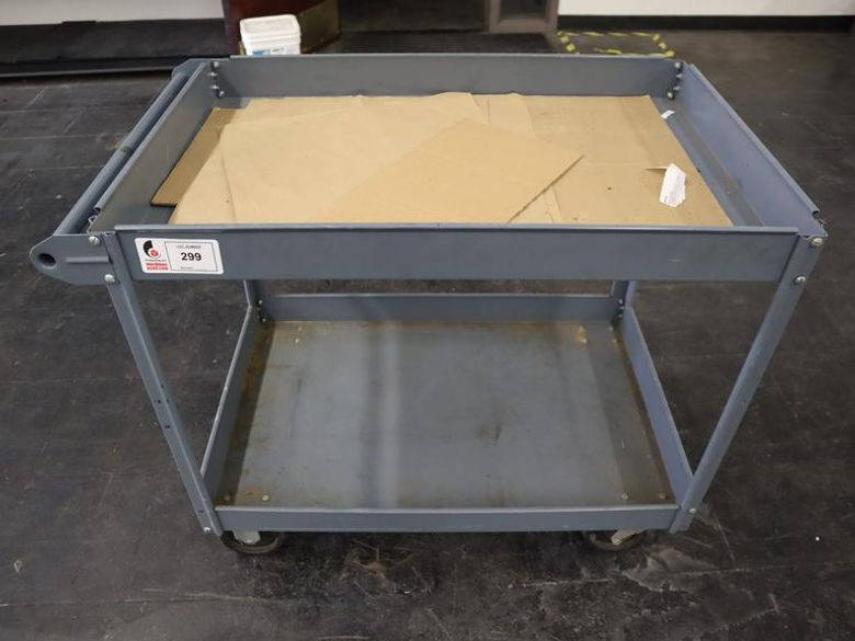 Rolling Steel Shop Cart- Auction Item