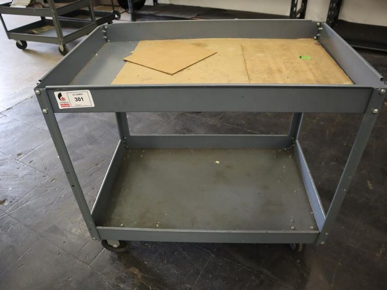 Rolling Steel Shop Cart- Auction Item