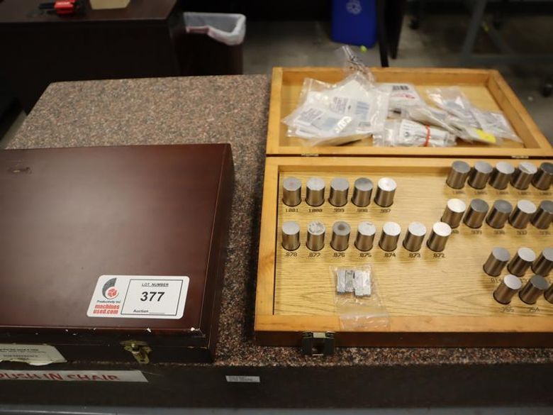 Pin Gage Sets (2), (1) .0615" - .250", (1) Special Set .750 - 1.001"- Auction Item
