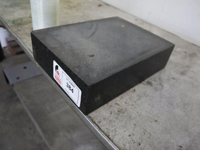 Black Granite Surface Plate 12.5" x 9.25" x 3"- Auction Item