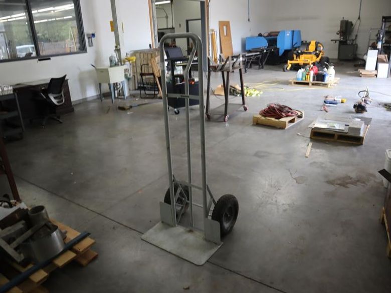 StrongWay Steel Hand Truck, 2 Wheel Dolley 1,000 Lb Cap, Air Tires- Auction Item