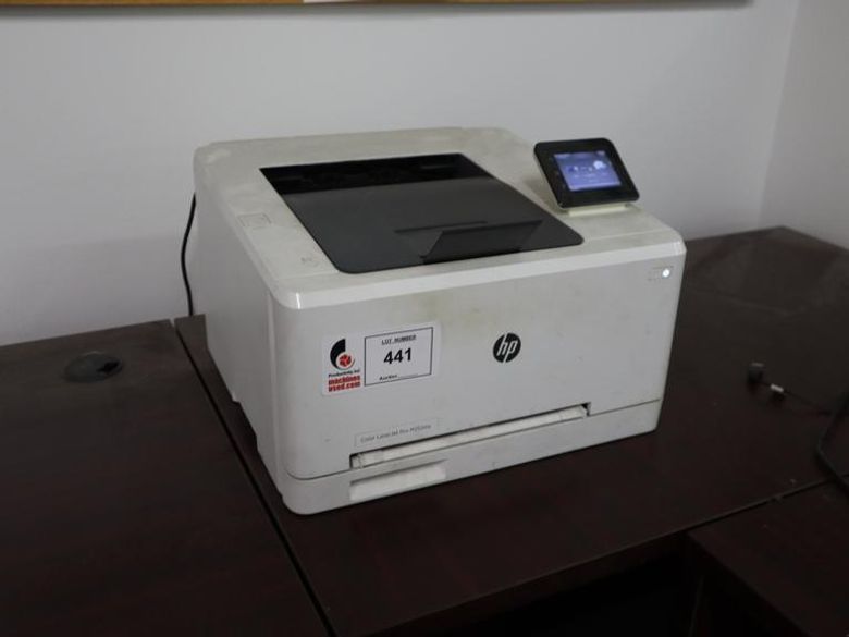 HP Color Laser Jet Pro M252dw Printer- Auction Item