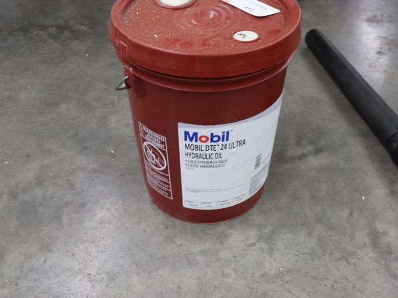 Mobil DTE 24 Ultra Hydraulic Oil - More than 1/2 Full- Auction Item