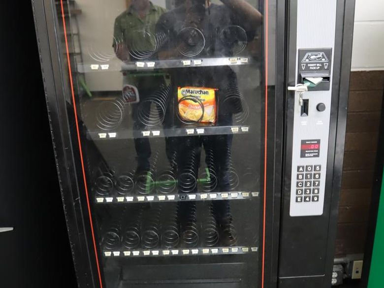 Polyvend Model R28 Candy Vending Machine with Bill Changer, Coin Mech, 28 Item Selection- Auction Item