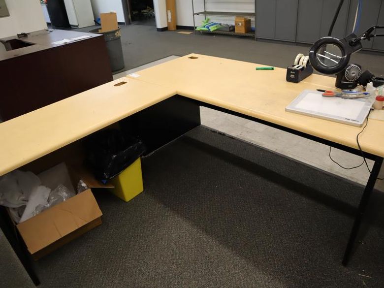 Laminate Top Work Desk with Side Return- Auction Item