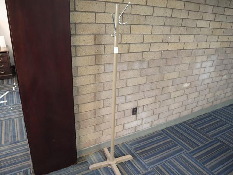 Steel 3 Place Floor Standing Coat Rack- Auction Item