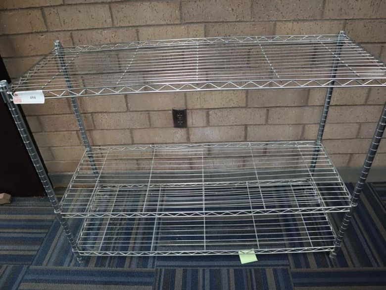 Wire Rack Unit with 3 Adjustable Shelves- Auction Item