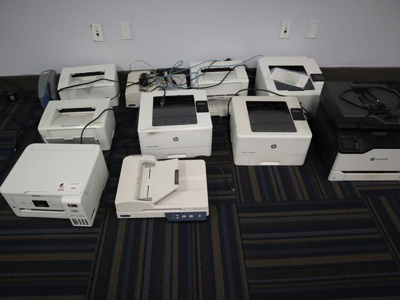 Printers and Copiers (10) And Check Scanner- Auction Item