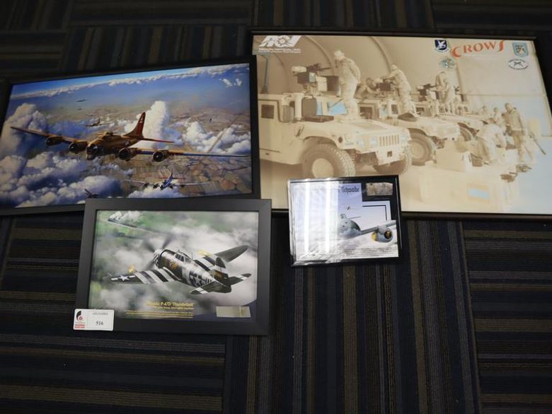 World War II Historical Art (4)- Auction Item