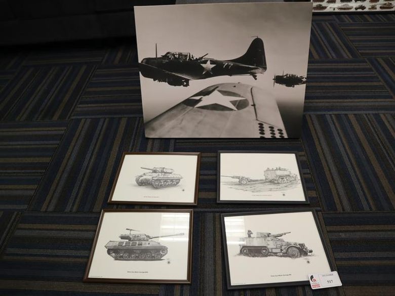 World War II Collector Historical Photos (5)- Auction Item