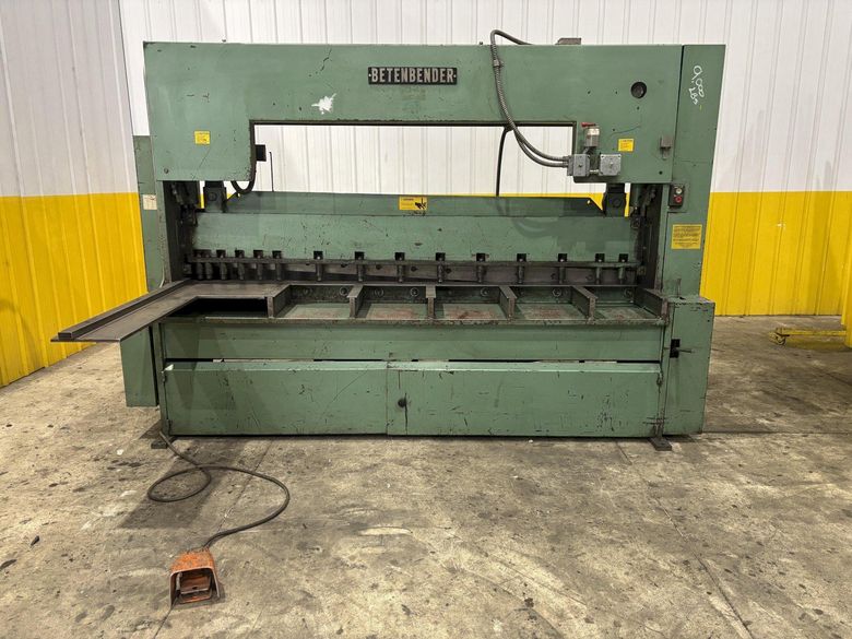 8' X 1/4" BETENBENDER HYDRAULIC POWER STEEL SQUARING SHEAR: STOCK #23332