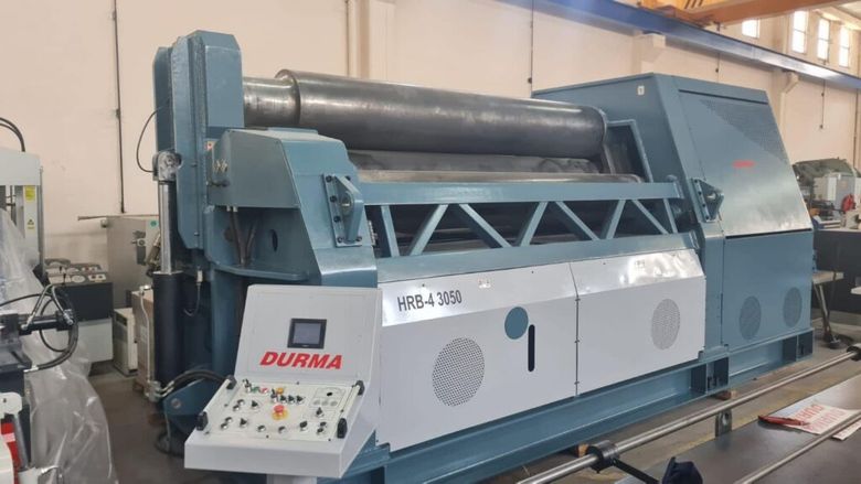 Durma HRB-4 3050 2″ x 10′ 4-Roll Plate Roll (2013)