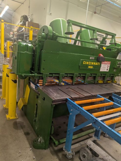 Cincinnati 1806-R, 6′ X 1/4″ Mechanical Shear