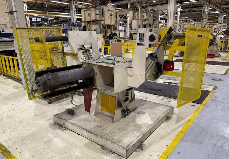 10000 LB X 24" PA DOUBLE END UNCOILER