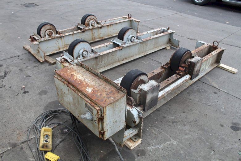 15 TON ARONSON TANK TURNING ROLLS 1 DRIVE & 2 IDLERS: STOCK # 72464